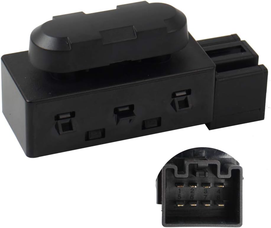 Upgrade F150/Expedition 6 Way Power Seat Adjust Switch Compatible with 2005-2015 Edge Escape Expedition Explorer Flex F150 F250 F350 F450 MKX, Replace OE 5F9T-14B709-AA, 9L3Z14A701A, SW605, PSW550
