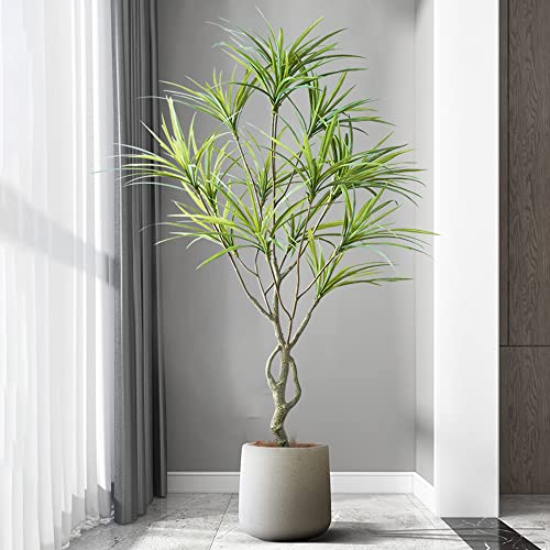 Kmitang 5Ft Faux Plants Indoor Artificial Trees Plastic House Large Plants Fake Tree Outdoor Tall Realistic Potted Plant For Home Living Room Office Decoration #TOP4
