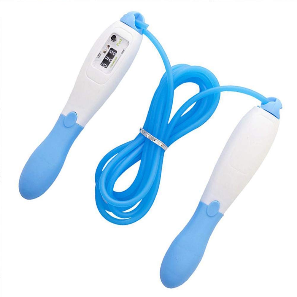 IWIN RMOUR Jump Skipping Rope for Men and Women with Number Counter Non-Slip Handle Tangle Free Rope Adjustable.Good Exercise Gym Training Tool for Adults & Kids (Colour May Vary)
