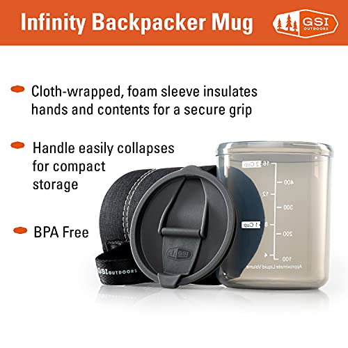 Gsi Outdoors 75285 Infinity Backpacker Mug Black #TOP2