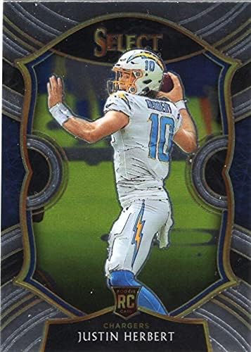2020 PANINI SELECT #44 JUSTIN HERBERT CONCOURSE LA CHARGERS FOOTBALL NFL