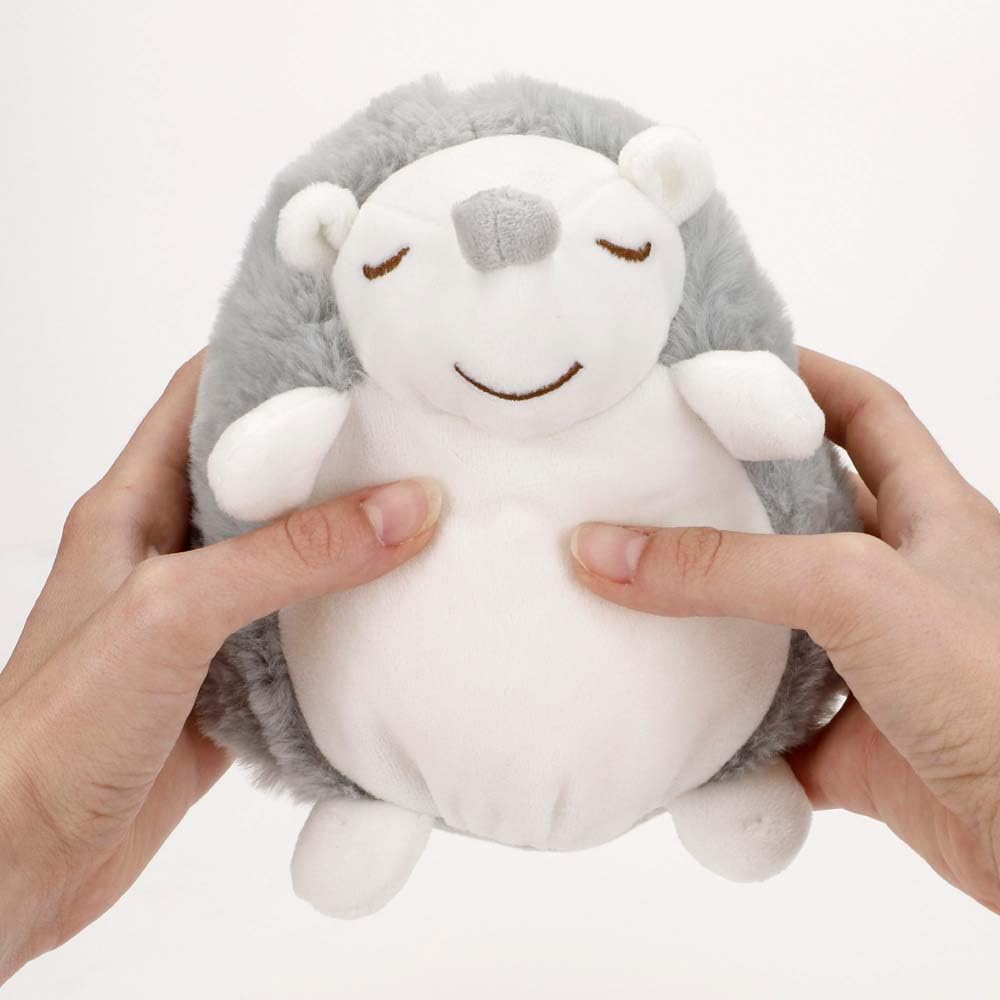 ColorBaby 34028 Genial Baby Peluche luz Nocturna y Sonido, Erizo 16 cm, Suave, Funda Lavable, Peluche quitamiedos Infantil, con Sonidos relajantes bebé, Regalo recién Nacido, Regalos para bebés