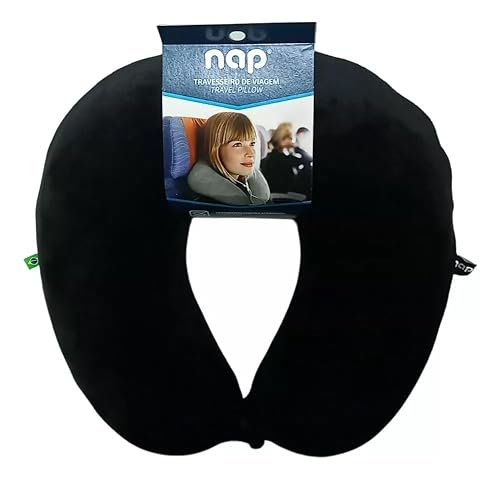 Kit 2 Travesseiros de Pescoço para Viagem