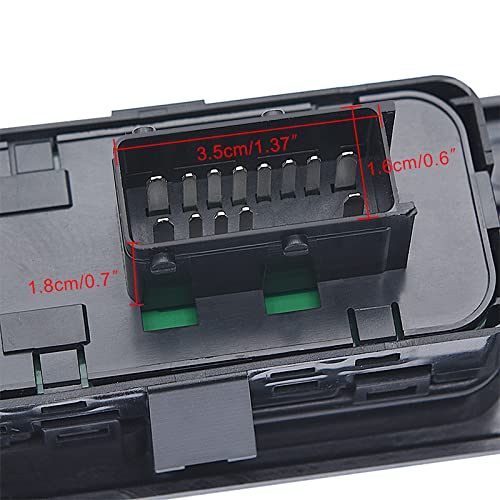 Interrupteur de lève-vitre Peugeot 207 commande vitre électrique 2p - 5