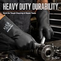 ThxToms Chemical Resistant Gloves, 28 Mil Heavy Duty Latex, 22 Inch, 1 Pair — image 7