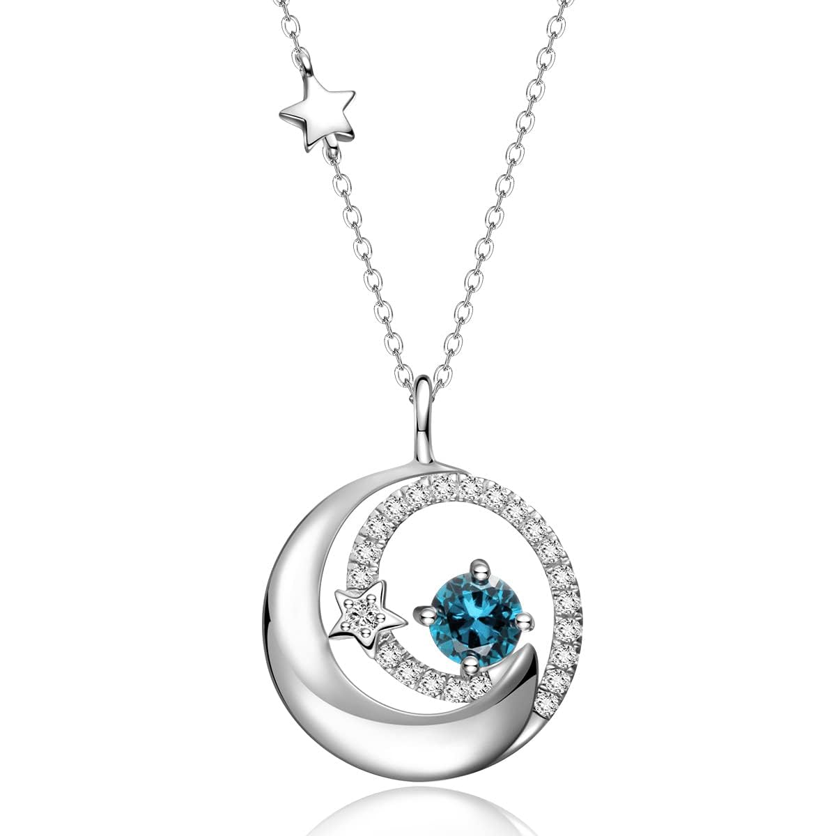 FANCIME Moon and Star Necklace
