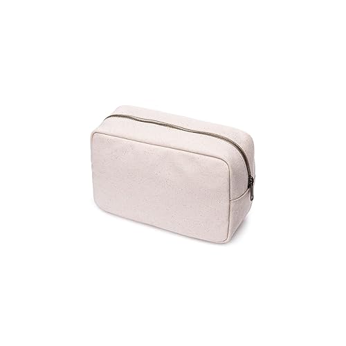 Bolsa de cosméticos Embrague Cartera minimalista ligera y compacta Organización conveniente (beige)