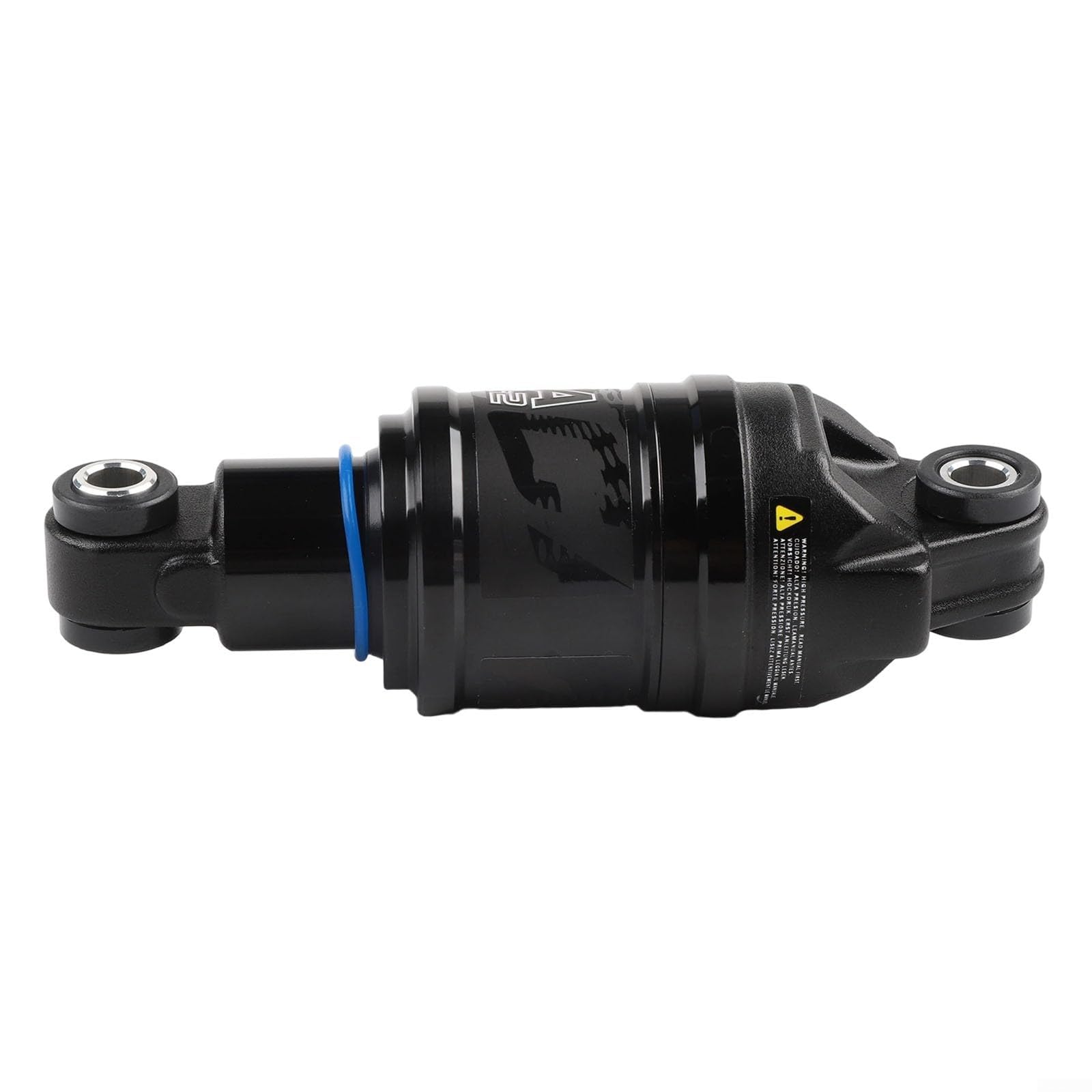 Amortisseur arrière pour VTT 125/150/165/190 mm Pression d'air réglable en alliage d'aluminium avec doublure de 24 mm, noir