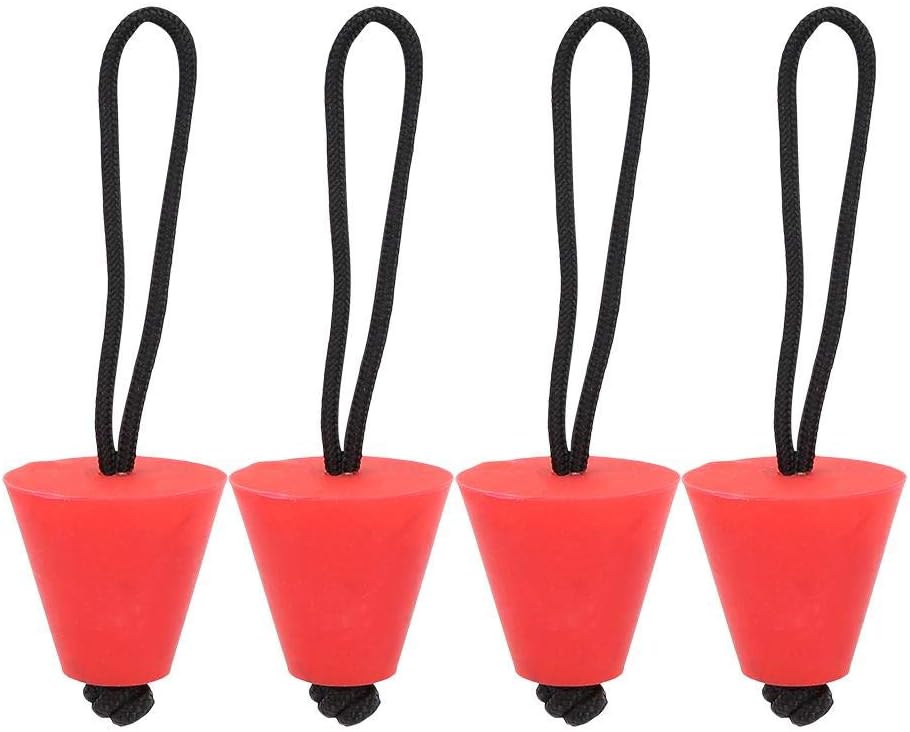 Kayak Scupper Plug Set of 4 Universal Kayak Scupper Plug Kit Canoe Drain Holes Stopper Bung for Canoe Scupper Stoppers Replacement Accessories