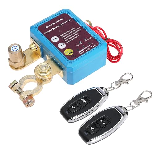 Remote Battery Disconnect Switch 12V 240A Battery Kill Switch Anti-Theft Automatic Cut Shut Off Switch for Car Truck Boat RV ATV