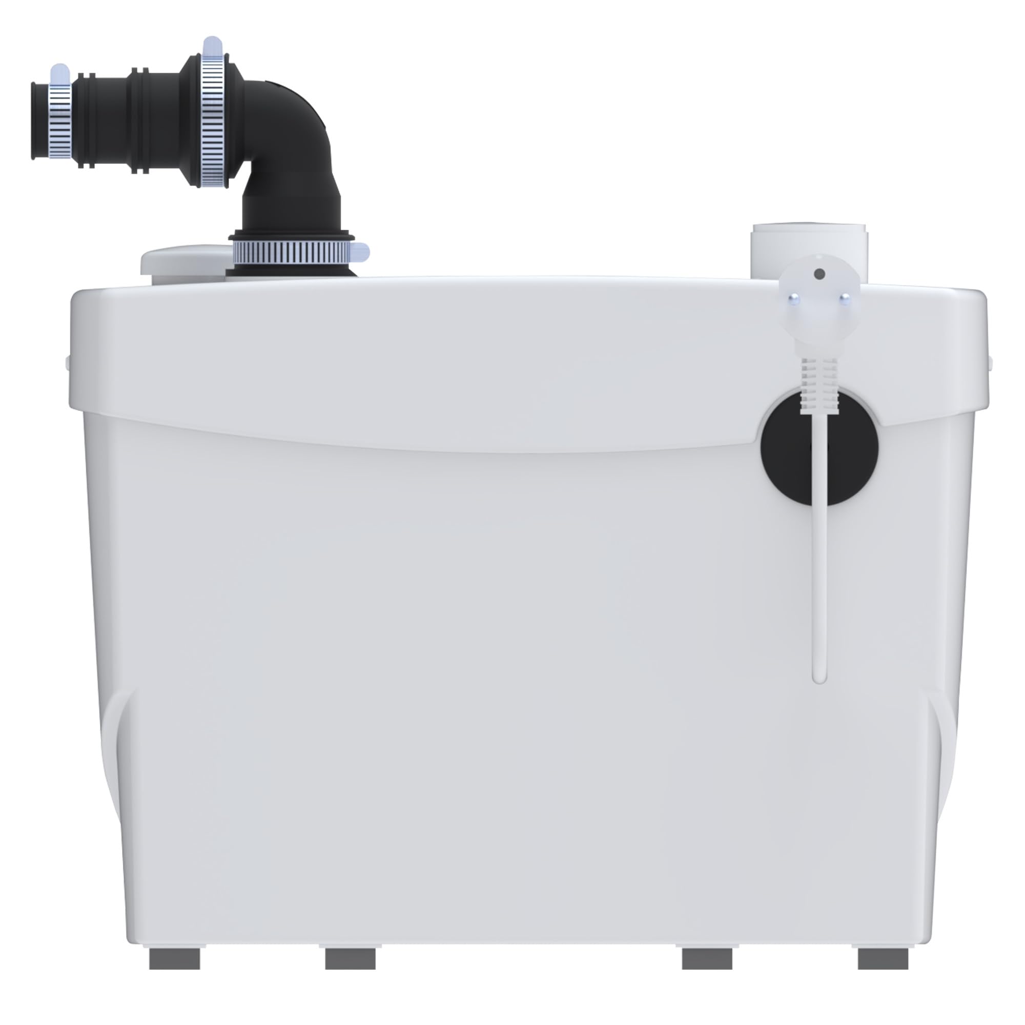 SFA - Sanibroyeur Top - Broyeur WC Et Salle d'Eau - Evacuation Eaux Usées - 2 Entrées WC Et Lavabo - Puissant, Silencieux - Discret - Entretien Simple - 36,1 x 21,6 x 32,5 cm - 400 W - Made in France
