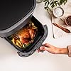 Cecotec Friteuse sans Huile de 6,5 L Cecofry Fantastik Window 6500 Fenêtre. Air Fryer de 1700W, Technologie PerfectCook, 12 Modes de Cuisson, Tactile, Réglable 80-200ºC, Fenêtre, Jusqu'à 60 min