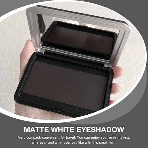 Healeved 2Pcs Empty Eyeshadow Palette with Mirror Travel Makeup Box Pressed Powder Pallet Cosmetic Case - Thumbnail 3