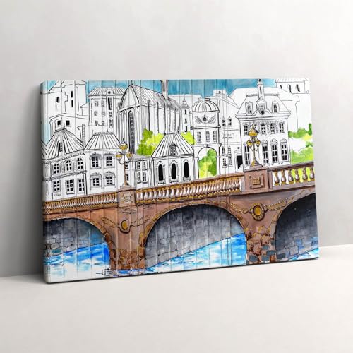 Tableau photo sur toile culture urbaine graffiti Wallfluent 60x40cm