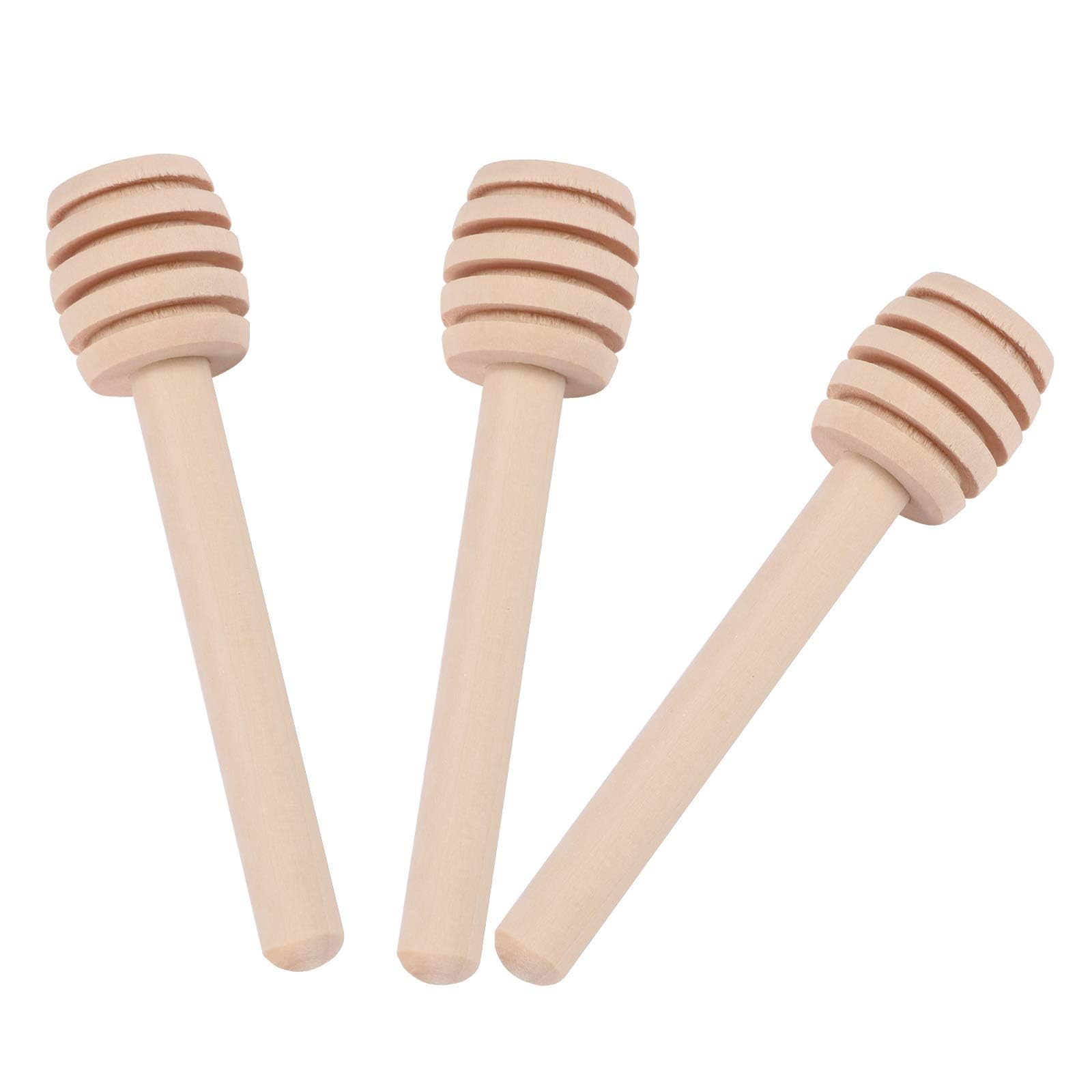 Lot de 100 cuillères à miel, mini cuillères en bois pour miel, confiture, miel, petits bâtonnets de miel, pour mariage, anniversaire, fête prénatale, Noël, fête, collection