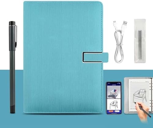 XNote AI ���ڃX�}�[�g ���C�e�B���O �Z�b�g�A�`��ƃ�������邽�߂� E �C���N���^�u���b�g�A�I�t�B�X�A�w�K�A�r�W�l�X��c�p�̍ė��p�\�ȃm�[�g�u�b�N���A�v���Ƀ��A���^�C������(Sky blue)