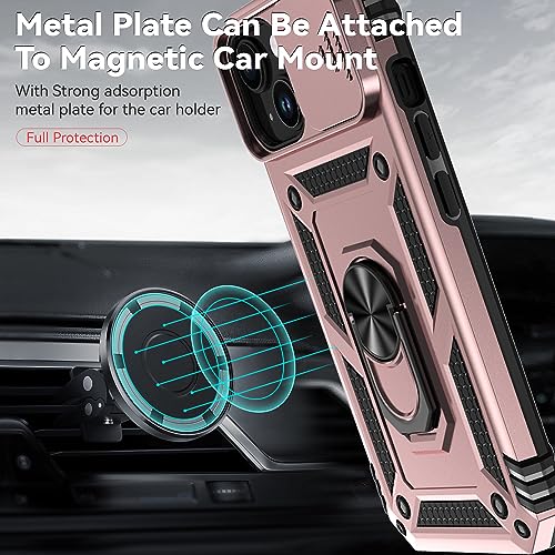 Coque iPhone 15 Plus robuste béquille intégrée et protection objectif coulissant - 4