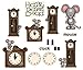 Hickory Dickory Dock 16 PRECUT Felt Figure for Felt/Flannel Board Plus Activity Pages Nursery Rhyme Stories Story Set