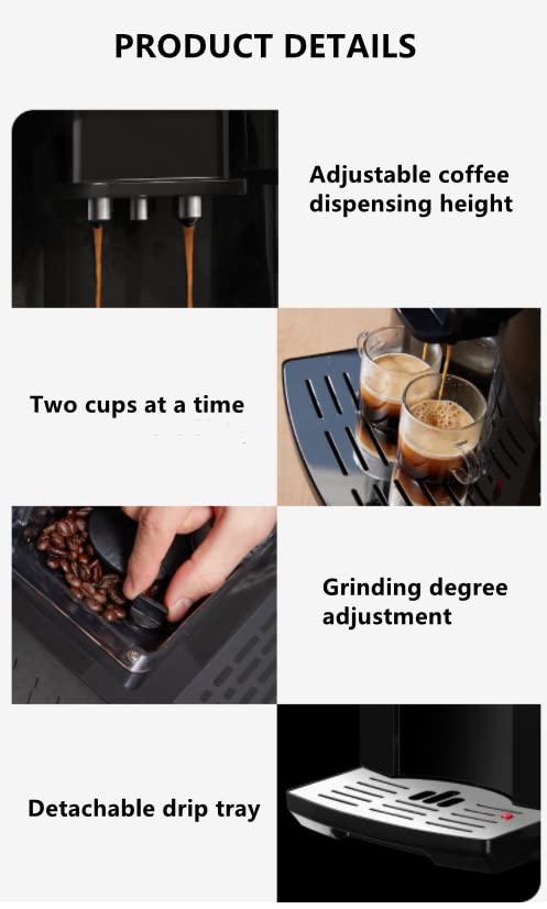 WANGJINGMEI 19BAR Hochdruck-Kaffeemaschine Separater Brüher mit Verstellbarer Auslaufhöhe Kaffeemaschine, mehrstufige… – Bild 6