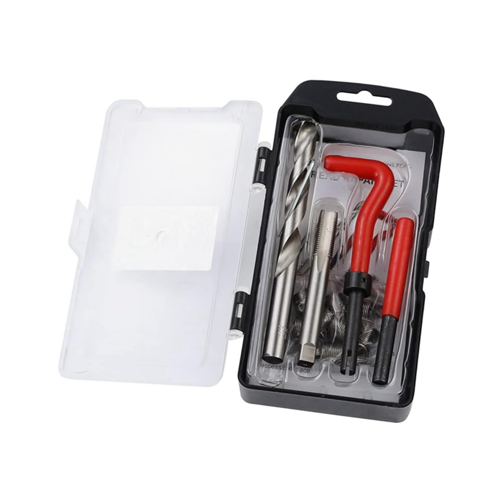 Kit Riparazione Filettatura M12 X 1.25 Mm - 15 Pezzi Con Maschio, Punta E Inserti - Foto 3