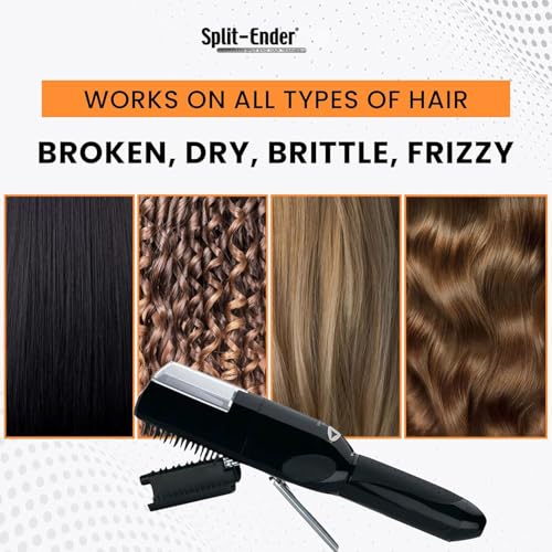 Image of Double Side Hair Razor Comb Hairdressing Thinning /Trimmer Comb - Pack of 2 Multi Color (Split Ends Trimmer Machine-01, 1, count)