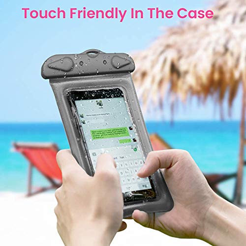 Waterproof Phone Pouch Compatible with iPhone, Cambond Universal Waterproof Phone Case for iPhone 13 12 Pro Max, 11 XS XR X 8, Lanyard Dry Bag for Snorkeling Pool Beach Kayaking Travel, 5 Pack