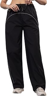 COZY & COVE Reflective Lower for Women |Breathable Gym Pyjama with Zipper Pockets | Stylish Solid Strechable Night Joggers... Price In India