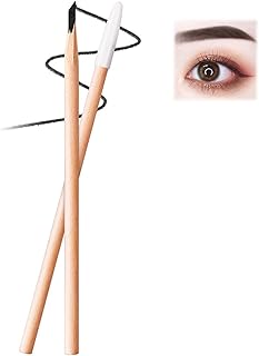 Lápiz de cejas de madera impermeable, lápiz d...