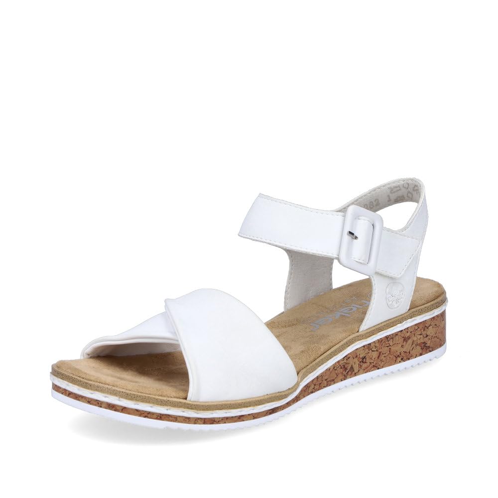 Rieker Damen Klassische Sandalen V3691, Frauen Sandalen