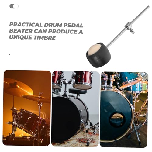 YARNOW madera martillo pedal bombo accesorio percusión miniatura 7