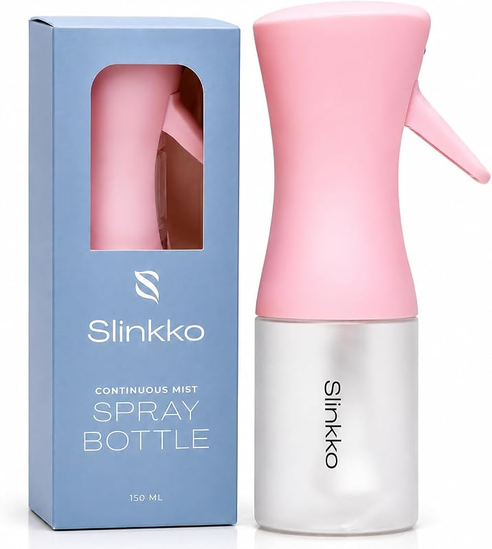 Frasco spray contínuo Slinkko 150 mL Rose Clay, reutilizável