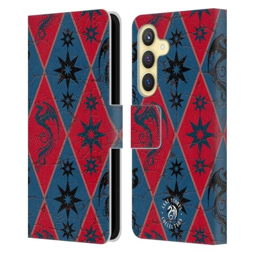 Carcasa de Cuero Tipo Libro Samsung Galaxy S24 5G Funda Protectora Antigolpes con Tapa de Imán