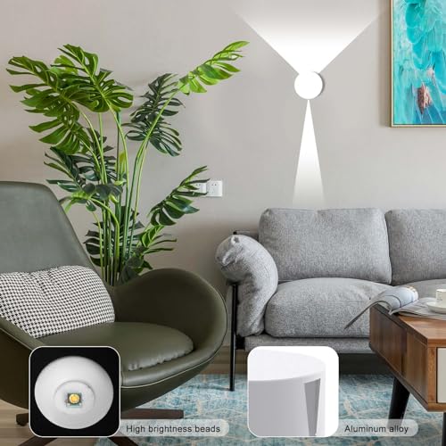 Image of Kamo Modern LED Wall Sconce Indoor Up Down Wall Lamp Small Wall Lights 8W Hallway Wall Lighting for Living Room Bedroom Stair