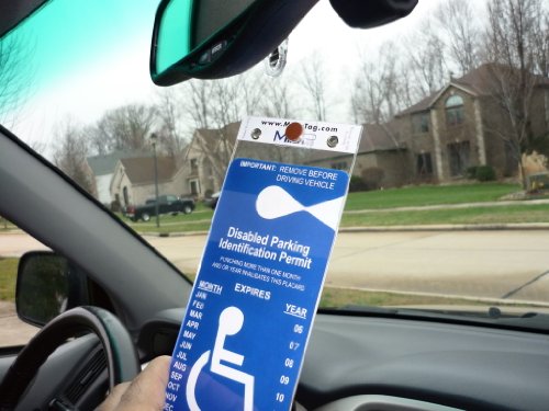 Mirortag Gold By Jl Safety- A Novel Way To Protect, Display & Put Away A Handicapped Parking Placard. Hard Plastic Will Not Melt Or Bend Or Break In The Sun. Magnetically Snaps On & Off. Made In Usa #TOP4