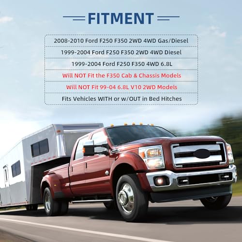 Image of Rear Bag Air Helper Spring Suspension Kit W217602550 5000Lbs for 1999-2004 2008-2016 For Ford F250 F350 Super Duty Ride-Rite 2550
