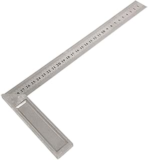 Aexit Engineers Metal Handle 30cm Scale Metric Ruler Try mitr-e Square (00c08e23f82dff4826c3ace031fd41e7)