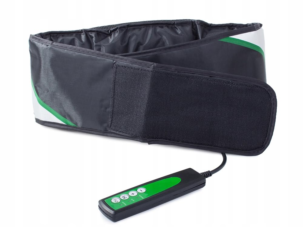Gürtel 6in1 Vibrierende Gewichtsabnahme Cellulite Körpermassager - Silhouette Modellierung, Fettgewebe Reduktion, Massage & Entspannung, 5 Ebenen Intensität, Fernbedienung, Netzteil, Tasche,