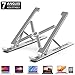Produktbild Laptopständer Multi-Winkel Verstellbar Laptop Ständer mit Heat-Vent, Aluminium-Riser Demontierbar Belüftung Faltbare Notebook Ständer kompatibel mit MacBook Air, Dell XPS (10-17 Zoll) Laptop-Halterung