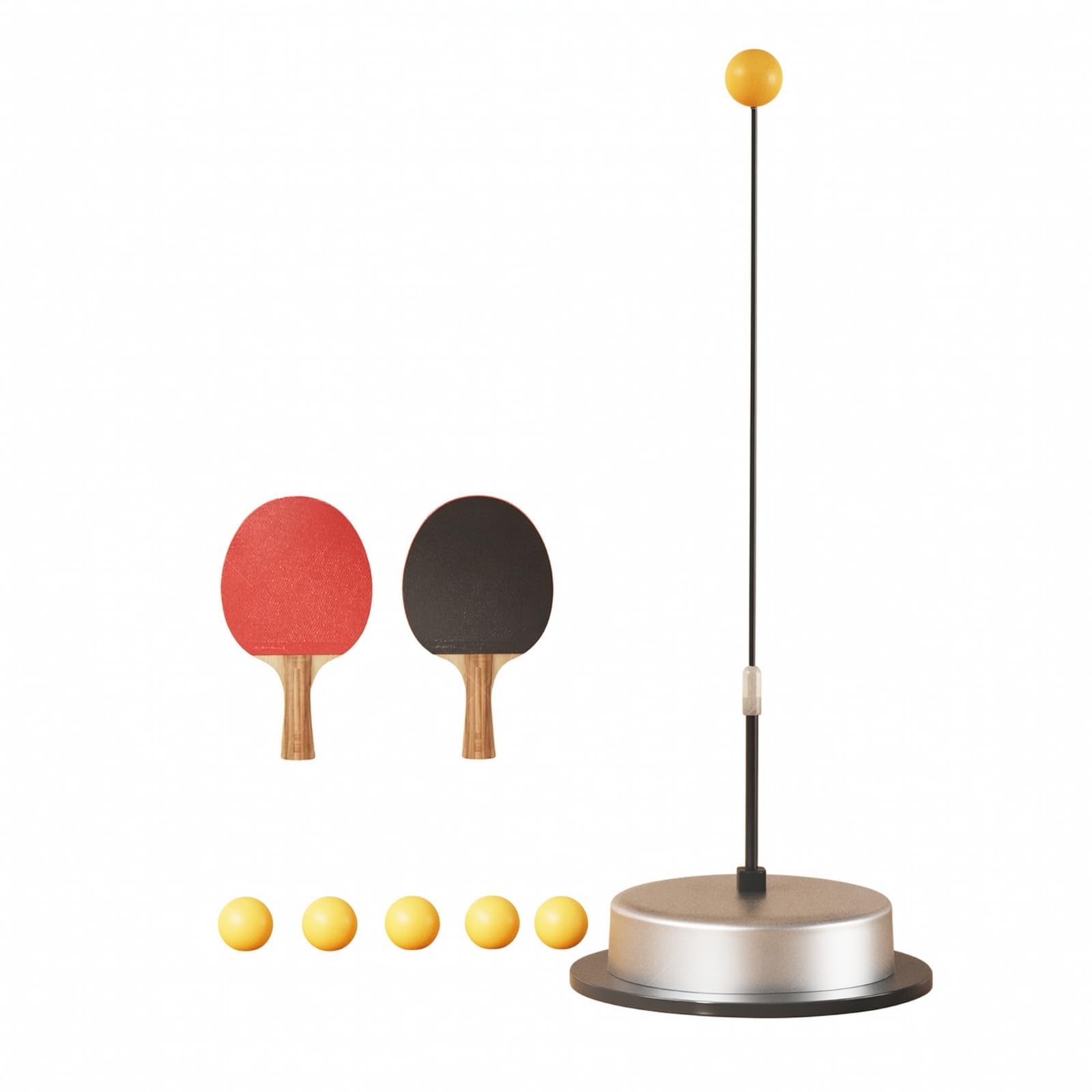 Gralara Tennis da Tavolo Pong con Base Pesata Robusto di Tennis da Tavolo con Albero Morbido Durevole Attrezzo Sportivo