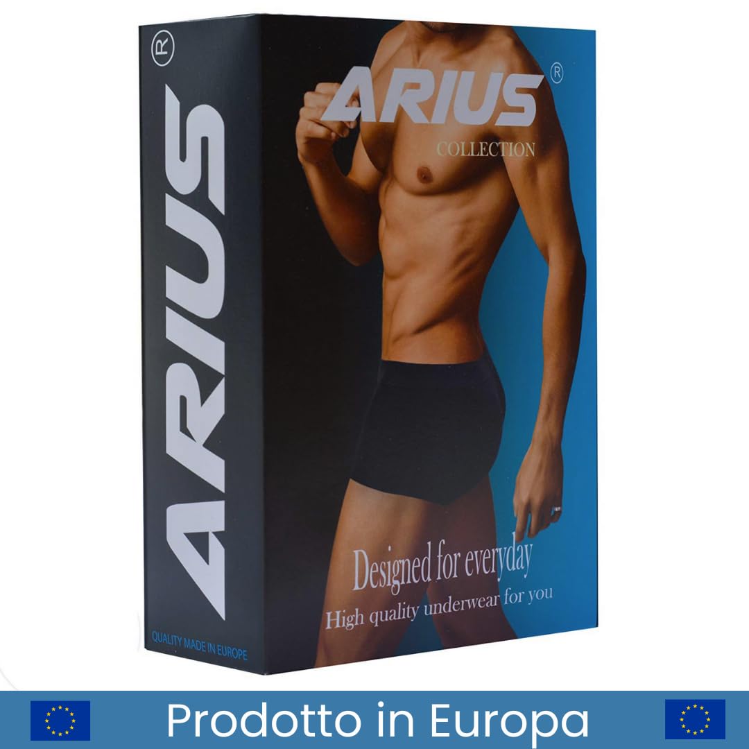 ARIUS Mutande con Cuscinetti con Imbottitura Posteriore Intimo Uomo con Culo - Mutanda Imbottita Glutei - per Aumentare Il Volume e Le Dimensioni dei Glutei - Men’s Padded Buttocks - Shapewear