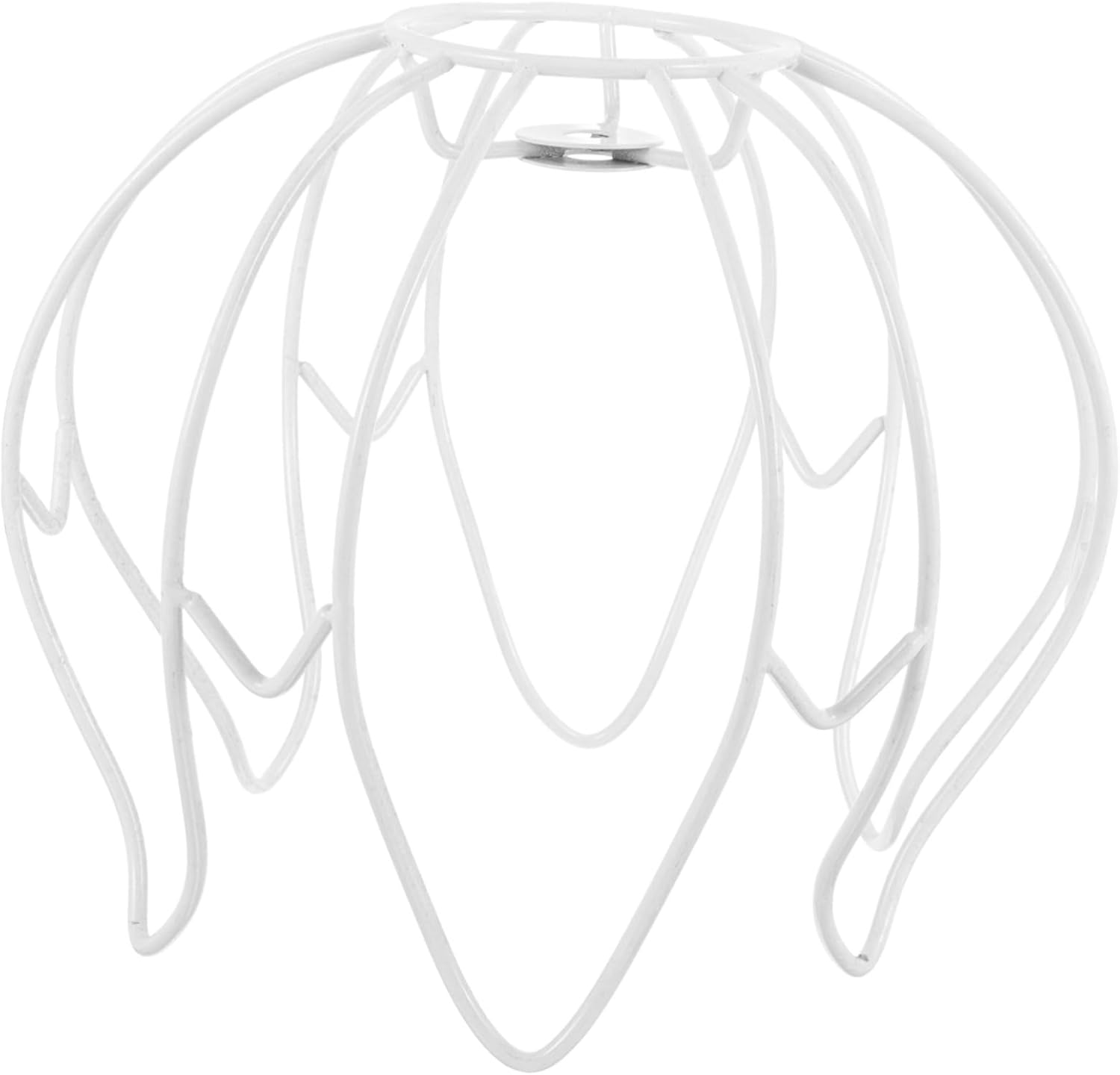 Wire Lamp Shade Frame Bulb Light Cover Vintage Lampshade Bracket for Table Floor Ceiling Lighting Iron Construction for Home Cafe Decor