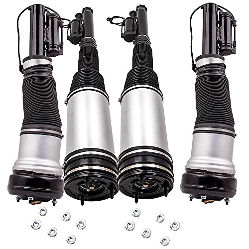 maXpeedingrods 4PCS Front& Rear Air Suspension Shock Strut for Mercedes-Benz W220 S430 S500 S55AMG S600 2000-2006 2203202438 2203205013