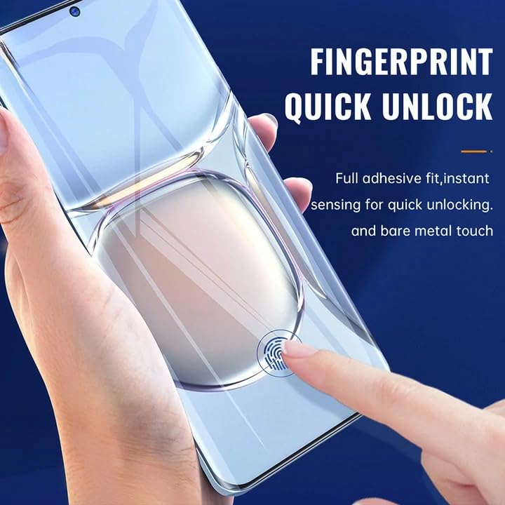 Image of Full Glue Military-Grade Gorilla Tempered Glass Compatible With V-IVO T3 PRO | 9H Shatterproof, Fingerprint-Compatible, Anti-Scratch Curved Screen Edge To Edge Guard with Installation Kit