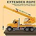 Dwi Dowellin Toys for 3 Years Old Boys Girls Kids,Construction Toy Crane Truck with Lights and Sounds