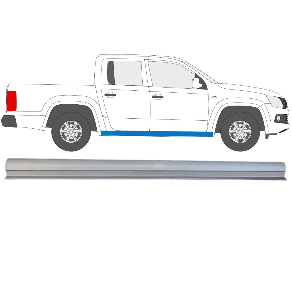 Reparaturblech unterer Schweller für Volkswagen Amarok 2010-2022 / Rechts