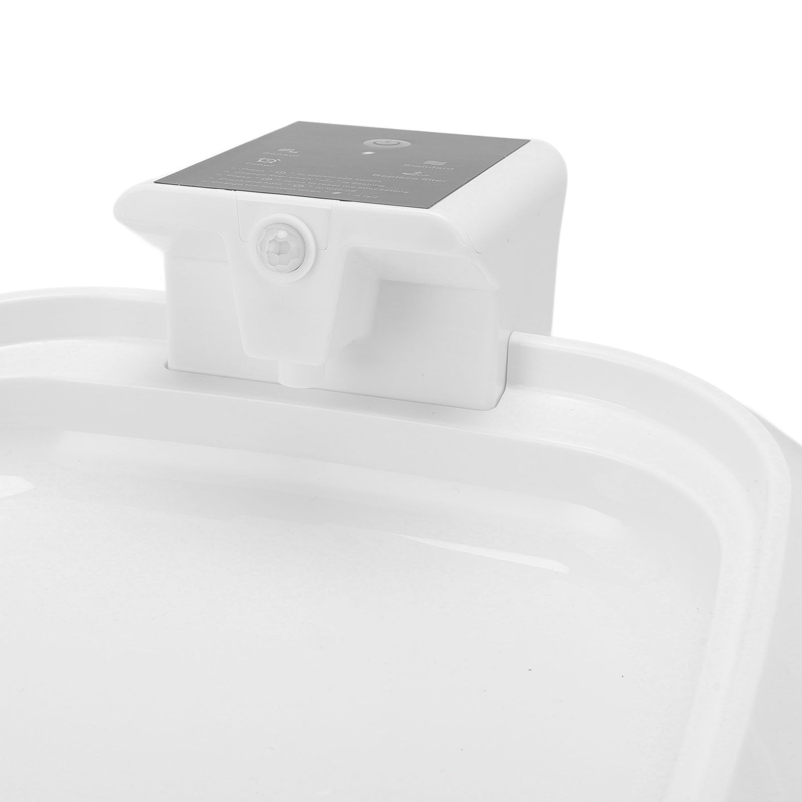Generic Fuente para Gatos Dispensador de Agua Funcionamiento Silencioso Ciclo Automático Filtración Fuente de Agua para Mascotas para Perros Componentes Electrónicos de Plástico de 4,5 L Blanco y