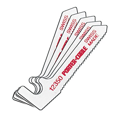 PORTER-CABLE 12350-5 1-3/4-Inch 24 TPI Metal Cutting Hook-Shank Bayonet Saw Blade (5-Pack)