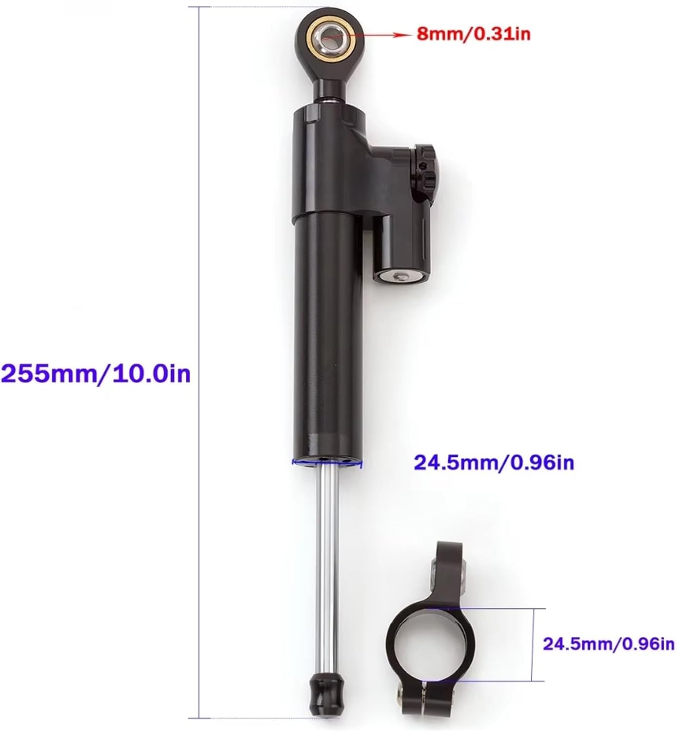 Stabilizer Compatible With CBR600RR 2005 2006 CNC Aluminum Motorcycle Accessories Steering Dampers Stabilizer(Color 20)