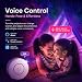 SUPPOU LED WIFI Sternenhimmel Projektor, Smart Nachtlicht 3D Galaxy Sternenprojektor Lampe Kinder Erwachsense mit RG Dimming/Stimmenkontrolle/WiFi Verbindung für Kinder Party Dekoration