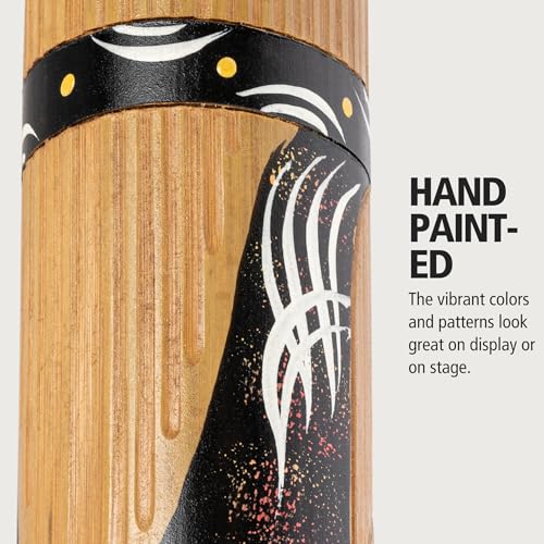 Meinl Percussion Bamboo Didgeridoo for Australian Sound Effects, Meditation and Circular Breathing — NOT MADE IN CHINA — 2-YEAR WARRANTY (DDG1-R)